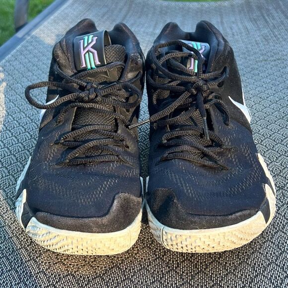Nike Kyrie 4 "Ankle Taker" 943806-002 Black White Purple Men's Size 9 - Picture 7 of 16